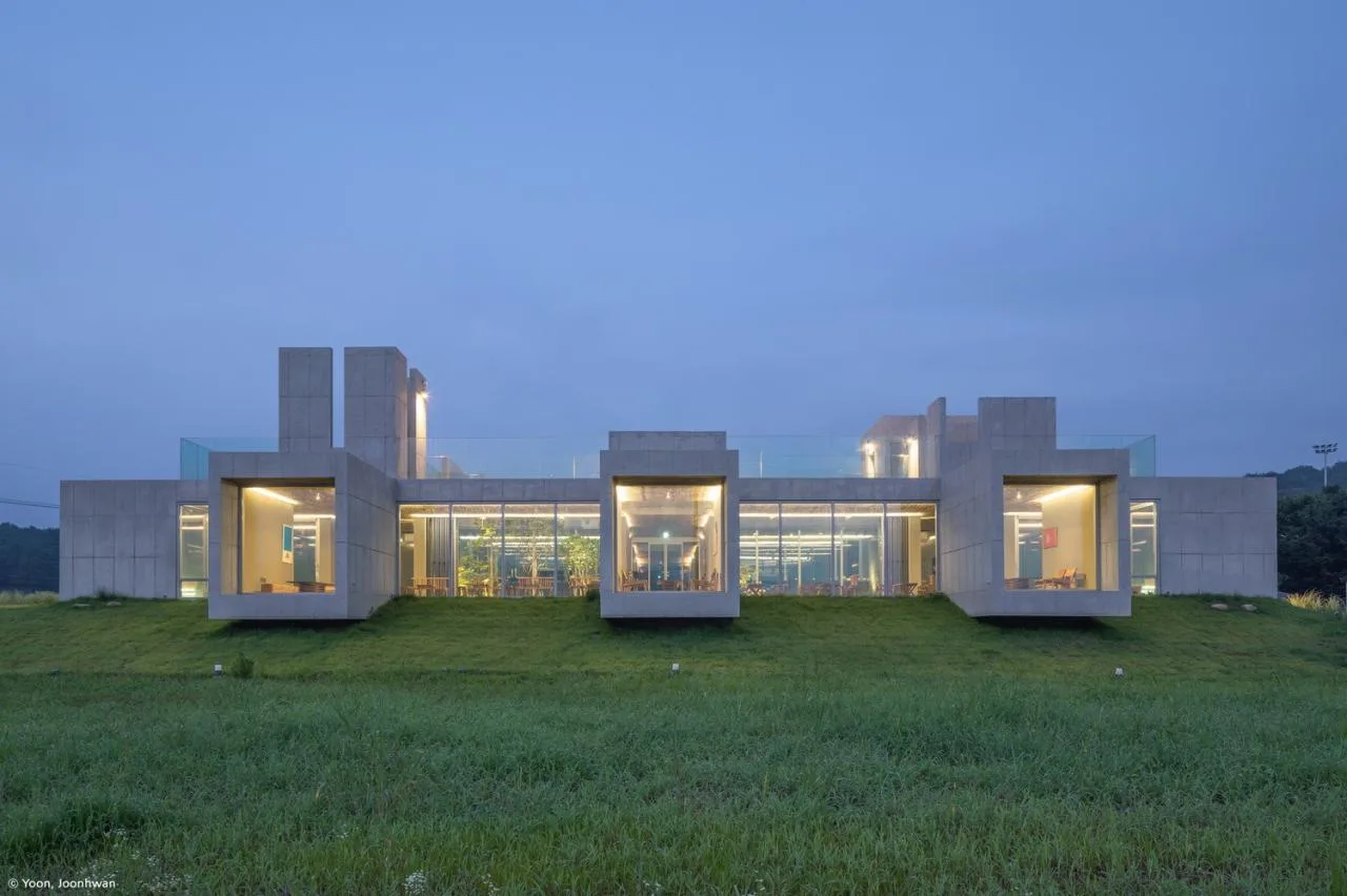 BIM Architecture | 'Cross Cultural Space', NONSPACE Cafe/ON Architecture INC