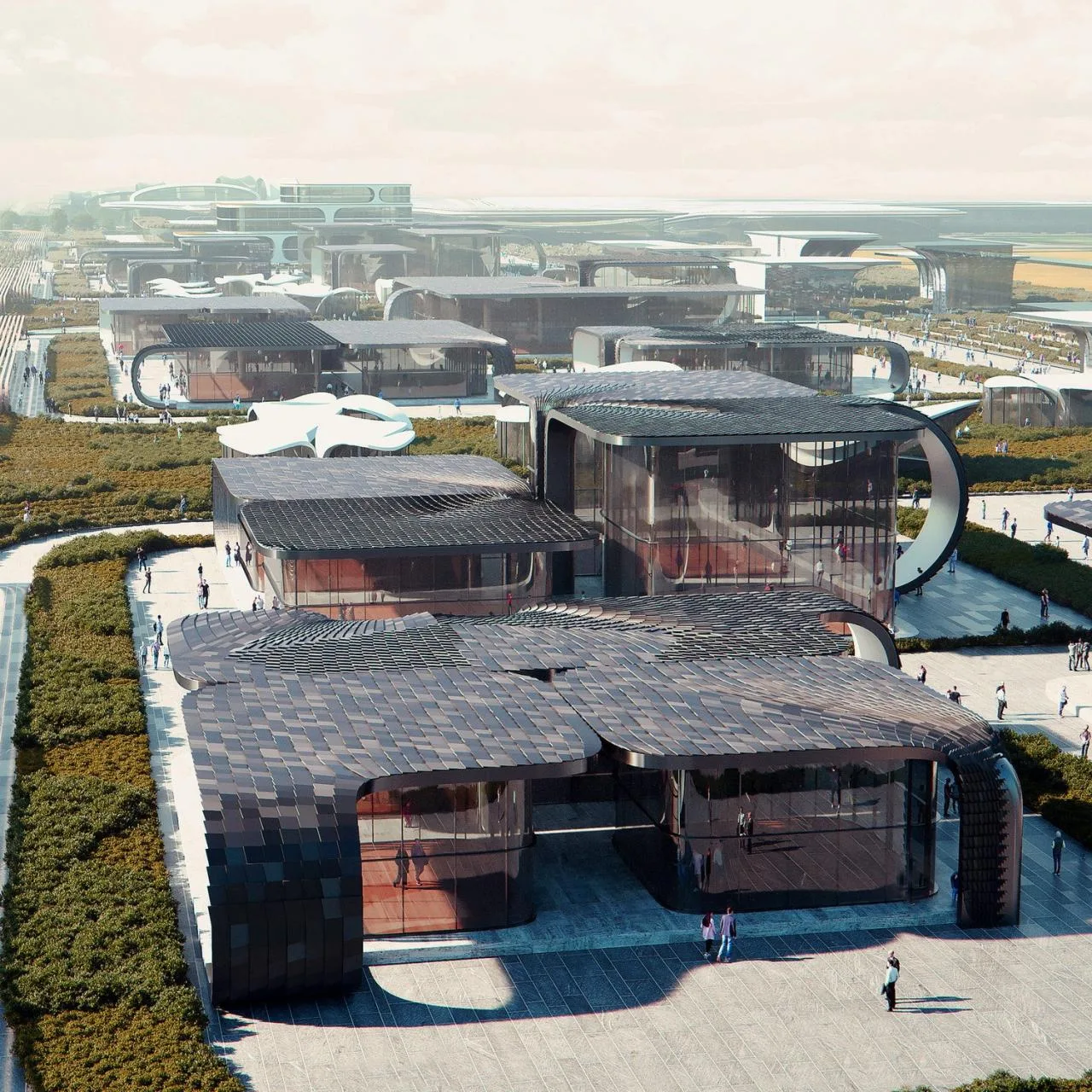 BIM Architecture | Creating a Waste Free World Expo: Proposal for the Exhibition Hall of Ukraine's 2030 World Expo/Zaha Hadid Architects