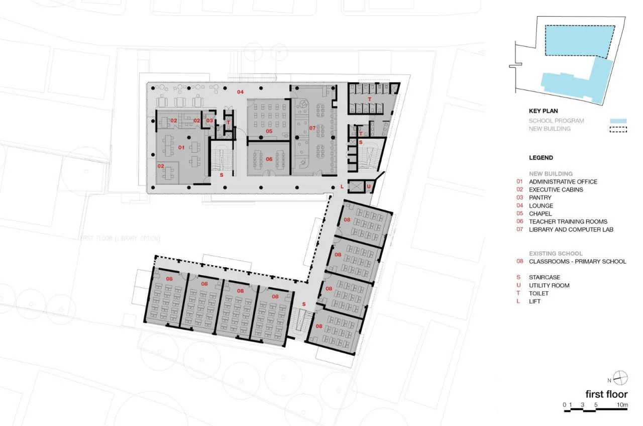 BIM Architecture | Divya Shanthi Campus Upgrade and Renovation/Flying Elephant Studio