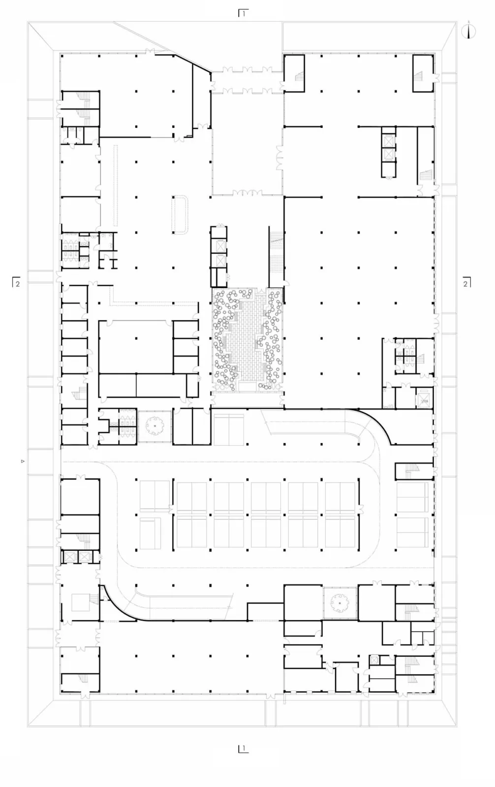 BIM Architecture | Courtyard Facing the Sky - Beijing Tongzhou Lucheng Civic Center/Yidu Architecture