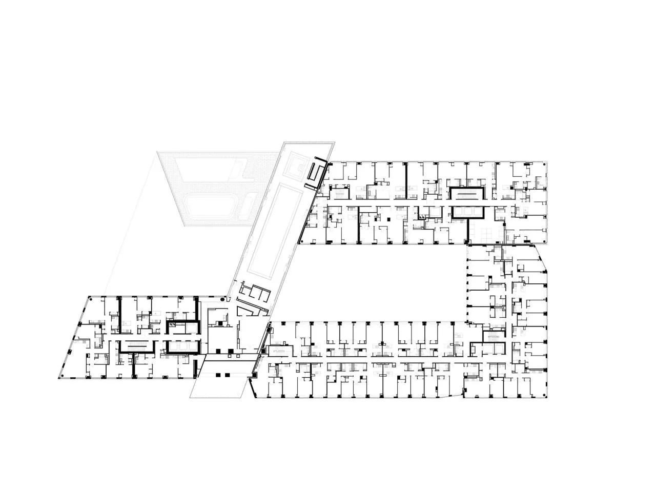 BIM Architecture | New York Green Point Landing D, Breaking Volume/OMA/Jason Long