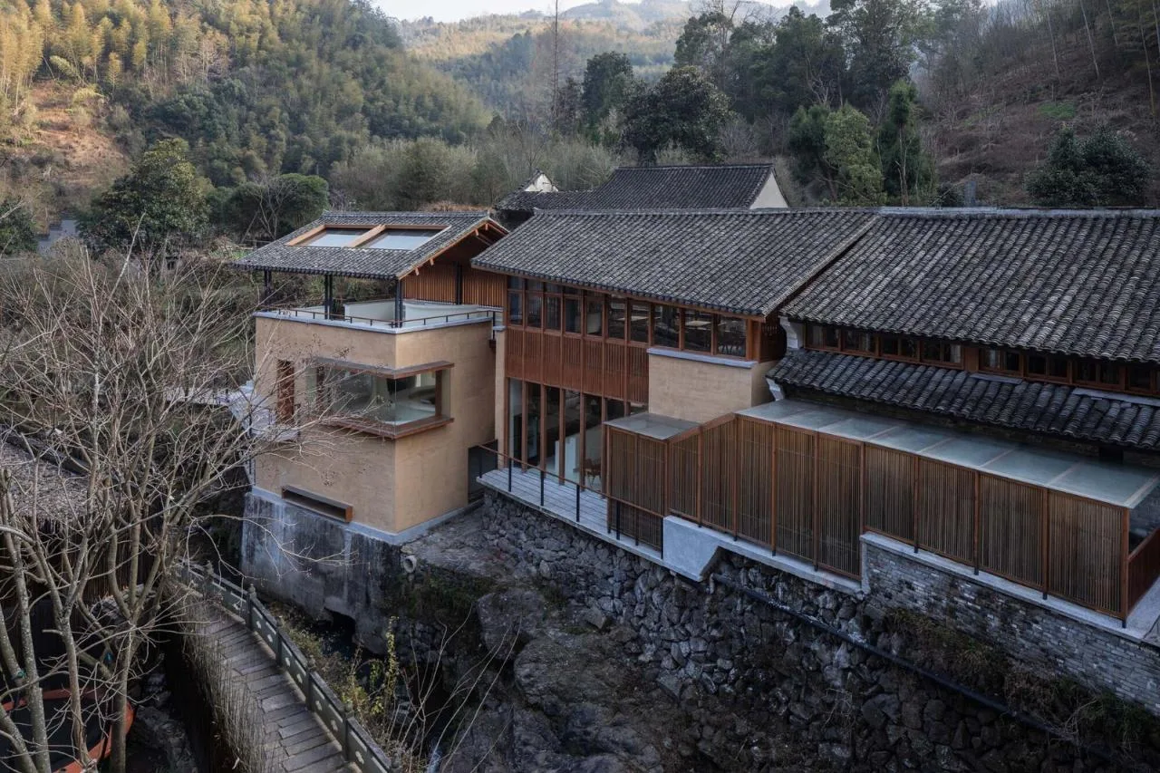 BIM Architecture | Xibian Restaurant for Fenghua Qixiakeng Power Station Renovation/Jianlin Architectural Design Firm