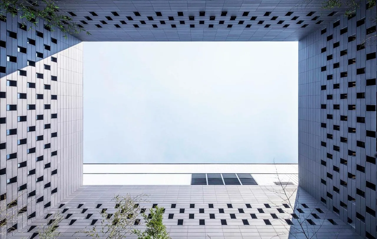 BIM Architecture | Courtyard Facing the Sky - Beijing Tongzhou Lucheng Civic Center/Yidu Architecture