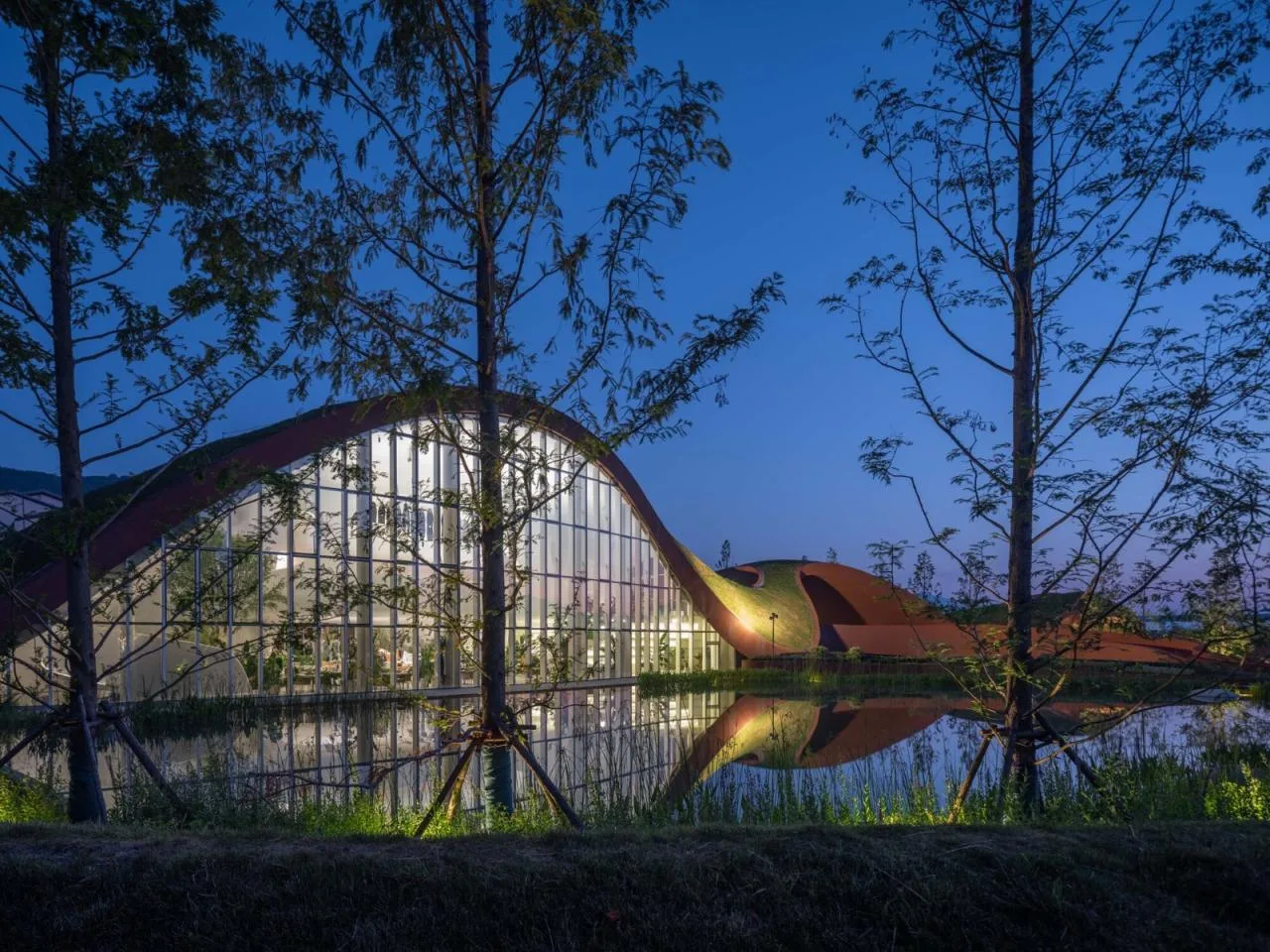 BIM Architecture | OCT Chaohu Natural and Cultural Center/Shanghai Qianhe Architectural Design Firm