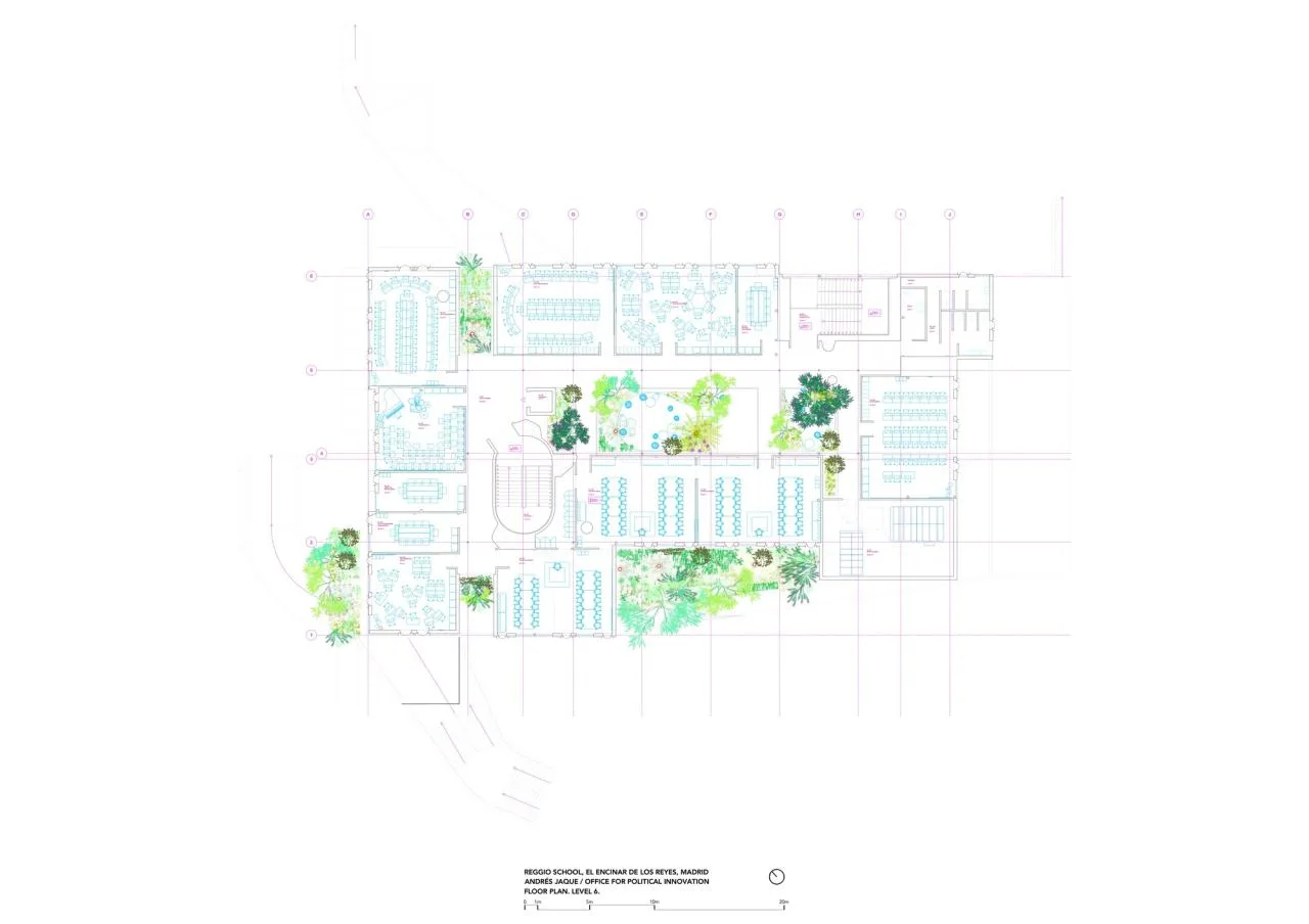 BIM Architecture | Marketized Campus, Reggio Emilia School/Andrés Jaque+Office for Political Innovation