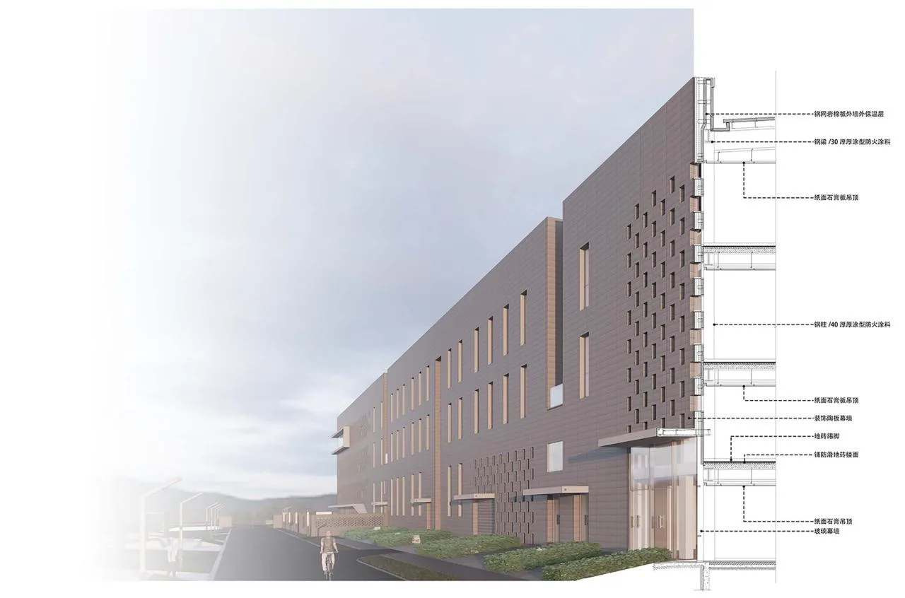 BIM Architecture | Courtyard Facing the Sky - Beijing Tongzhou Lucheng Civic Center/Yidu Architecture