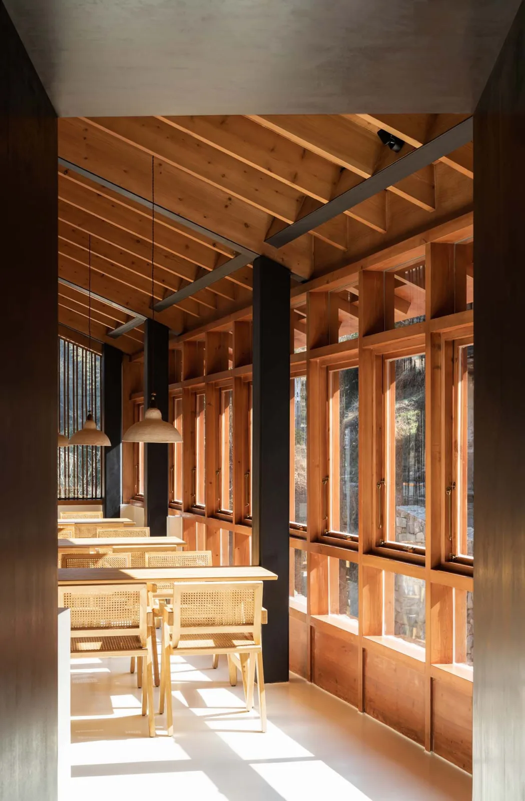 BIM Architecture | Xibian Restaurant for Fenghua Qixiakeng Power Station Renovation/Jianlin Architectural Design Firm