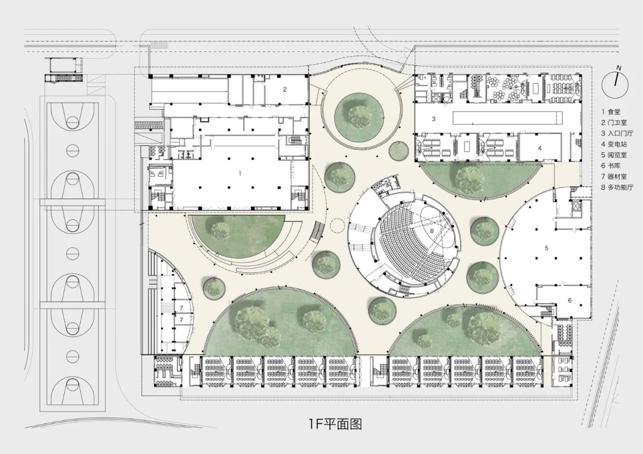 BIM Architecture | Shanghai Fushan Tangcheng Foreign Language Primary School (Peide Campus) Design/Huajian Group Shanghai Architectural Design and Research Institute