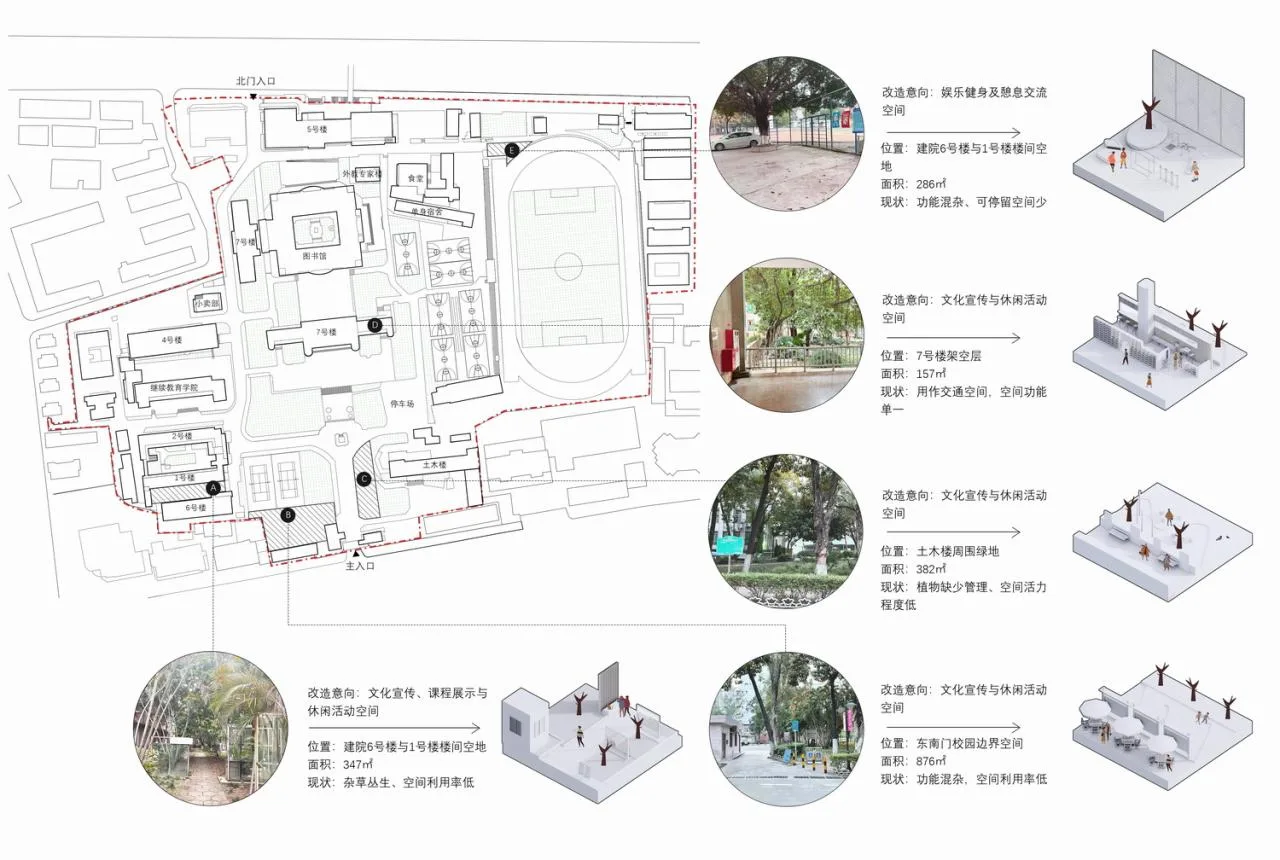 BIM Architecture | Situational Symbiosis: Construction of Public Learning Spaces at Guangdong University of Technology/Campus Renewal Team at Guangdong University of Technology