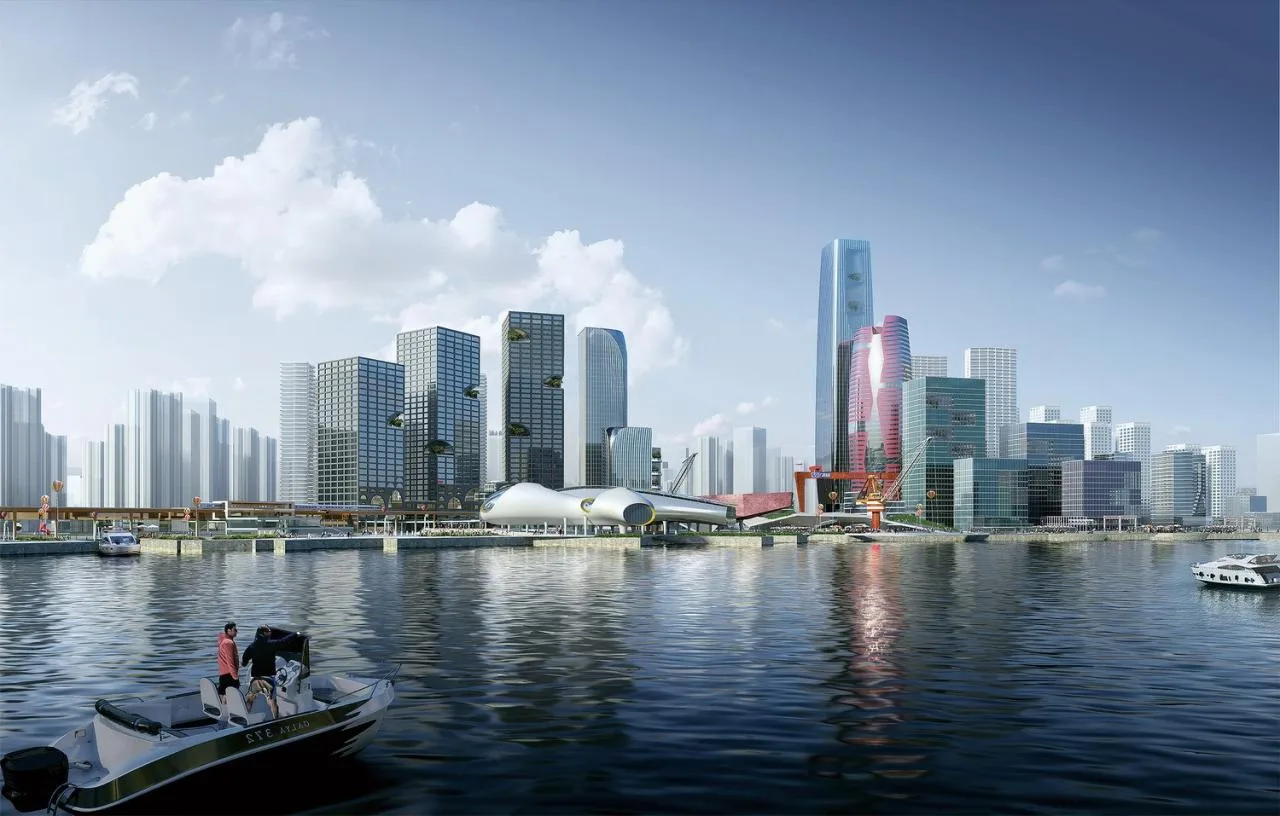 BIM Architecture | Guangzhou Shipyard Urban Design International Competition Proposal Debuts/SPARK