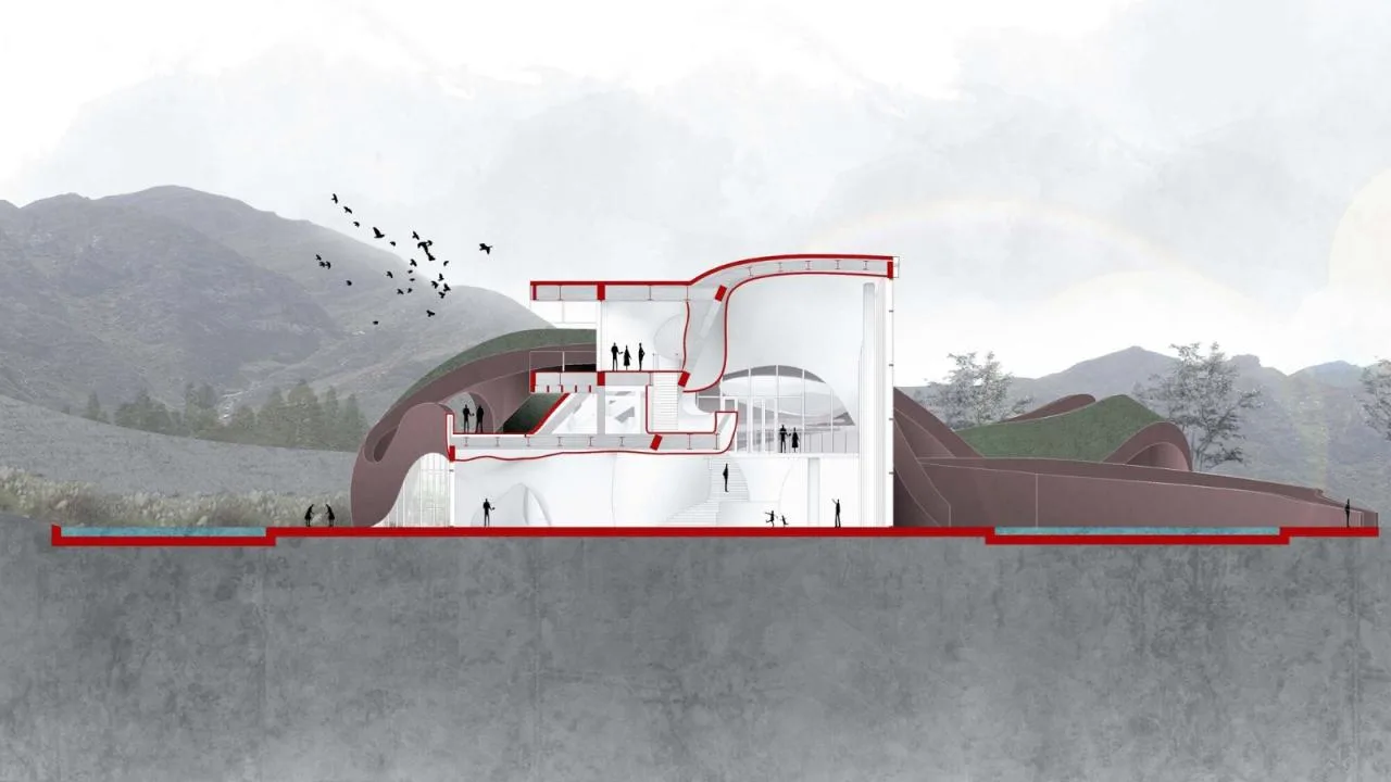 BIM Architecture | OCT Chaohu Natural and Cultural Center/Shanghai Qianhe Architectural Design Firm
