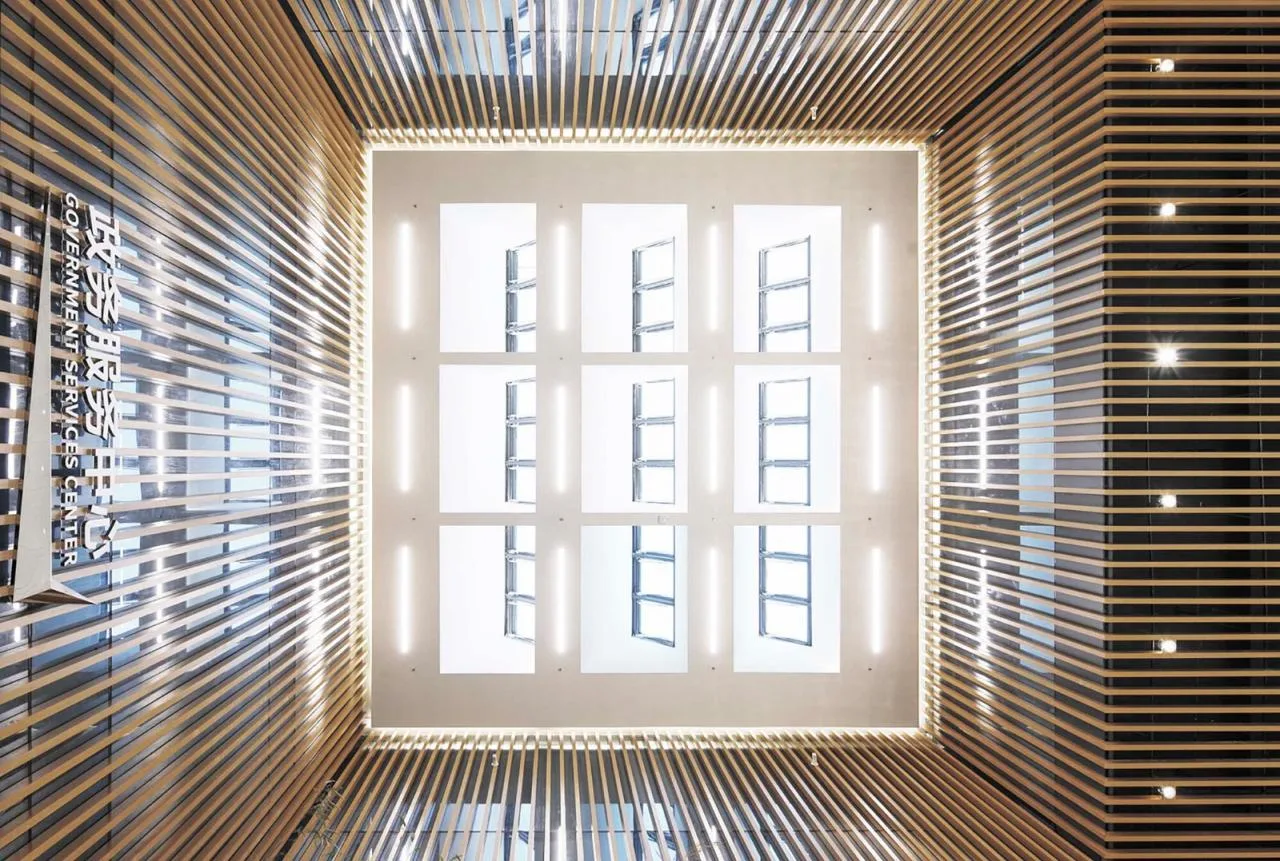 BIM Architecture | Courtyard Facing the Sky - Beijing Tongzhou Lucheng Civic Center/Yidu Architecture