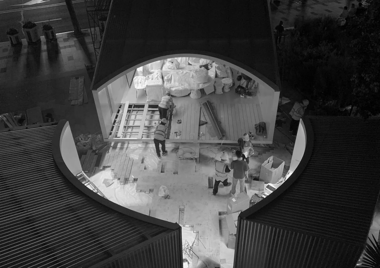 BIM Architecture | Room Garden: Space Installation/Room Building Design in the bustling city