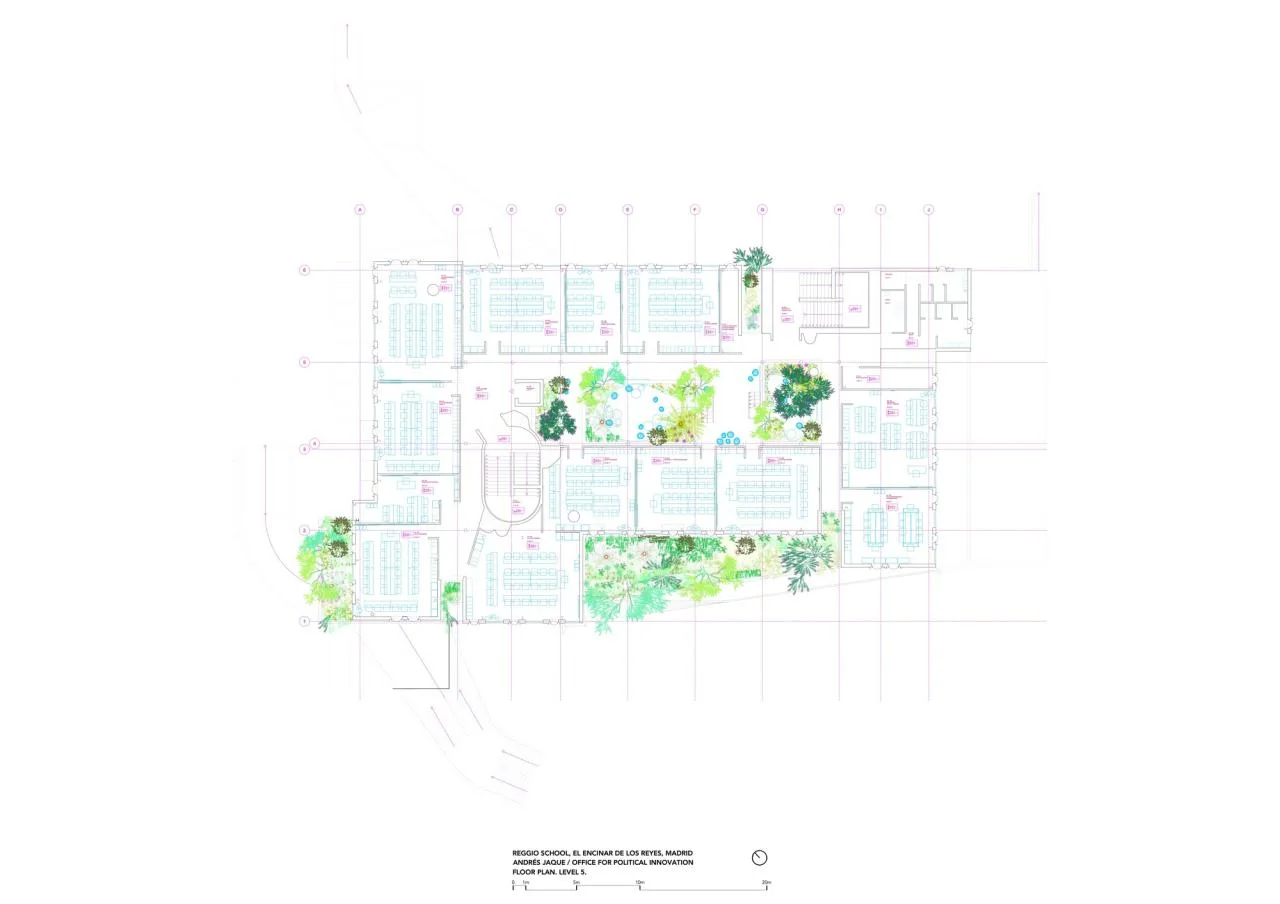 BIM Architecture | Marketized Campus, Reggio Emilia School/Andrés Jaque+Office for Political Innovation