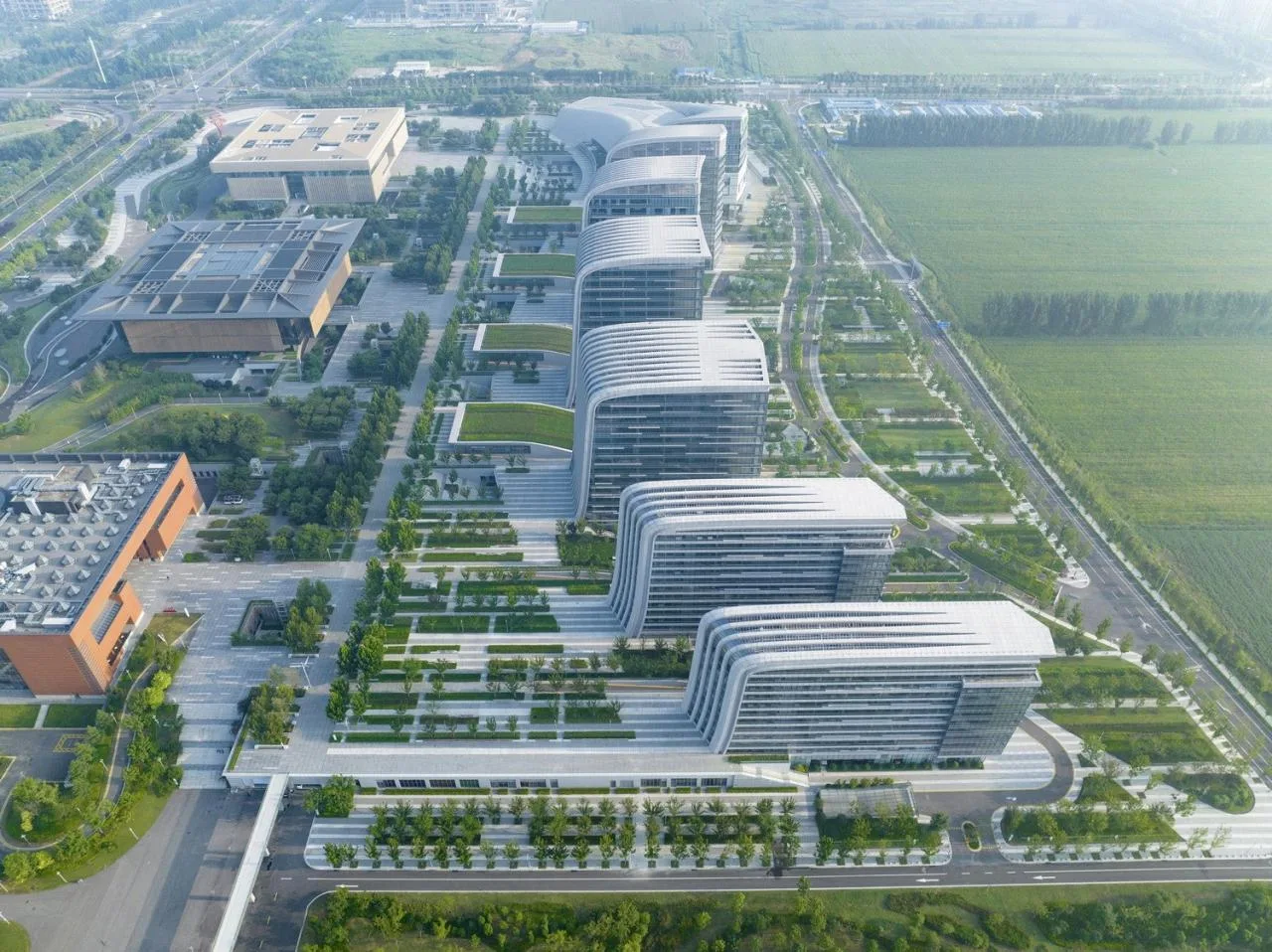 BIM Architecture | High Mountains and Flowing Waters, Inclusive Urban Culture New Business Card - Jining Cultural Center Phase III Cultural Industry Park/Laguarda. Low Architects (LLA)