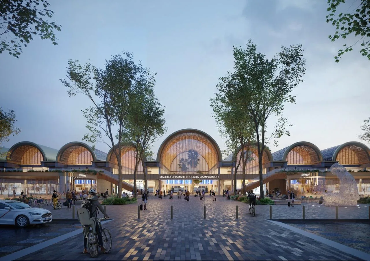 BIM Architecture | Europe's Largest City Update: Madrid Chamartin Station/UNStudio+b720