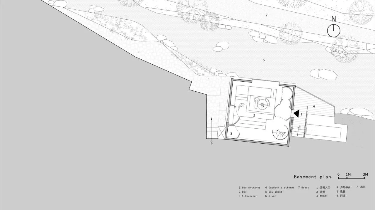 BIM Architecture | Xibian Restaurant for Fenghua Qixiakeng Power Station Renovation/Jianlin Architectural Design Firm