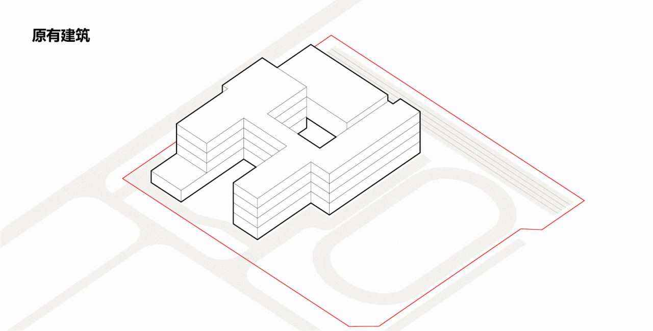 BIM Architecture | Lansheng Fudan Middle School Guohe Road Campus Renovation and Expansion Project/Shanghai Huadu Architectural Planning and Design Co., Ltd