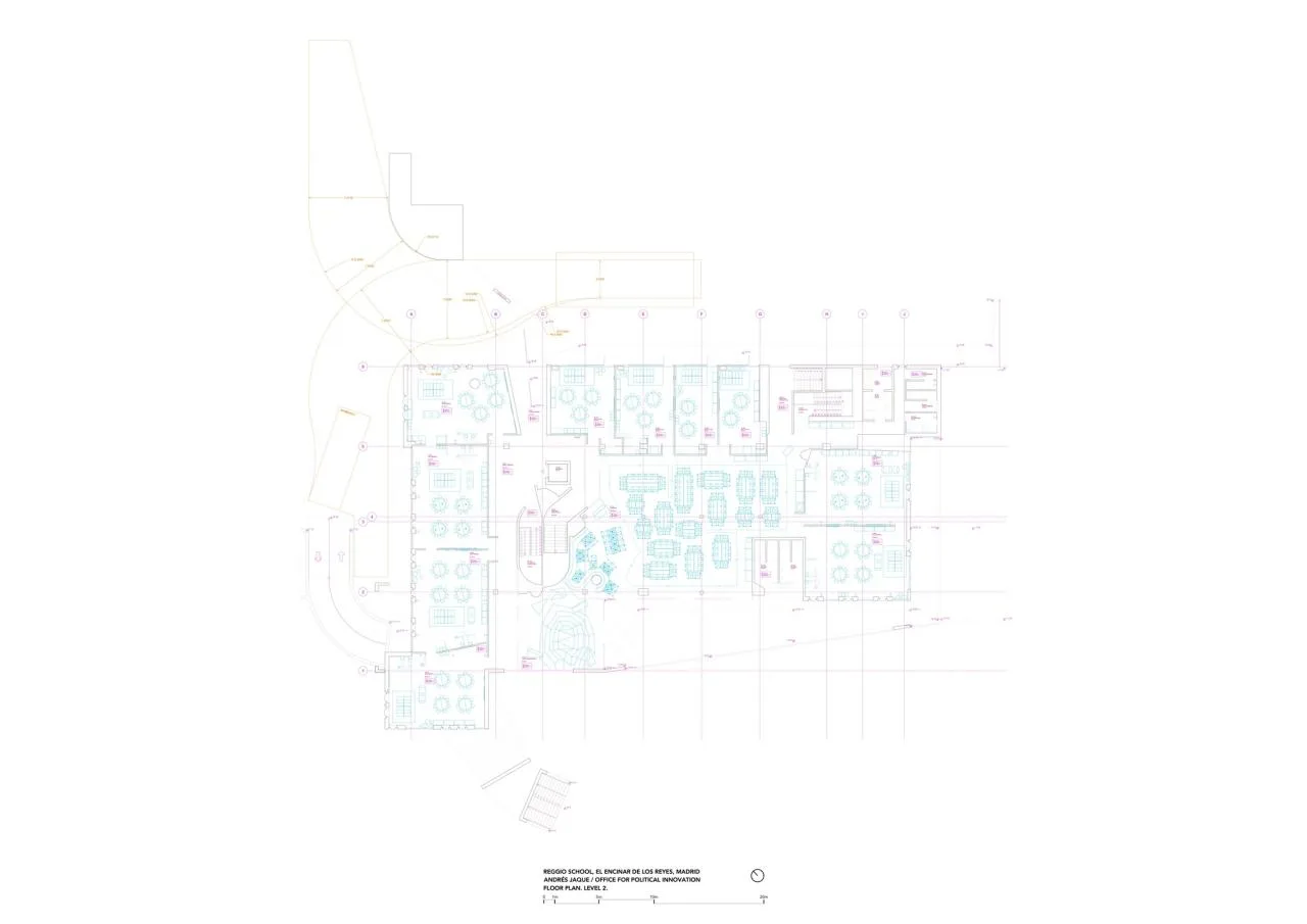 BIM Architecture | Marketized Campus, Reggio Emilia School/Andrés Jaque+Office for Political Innovation