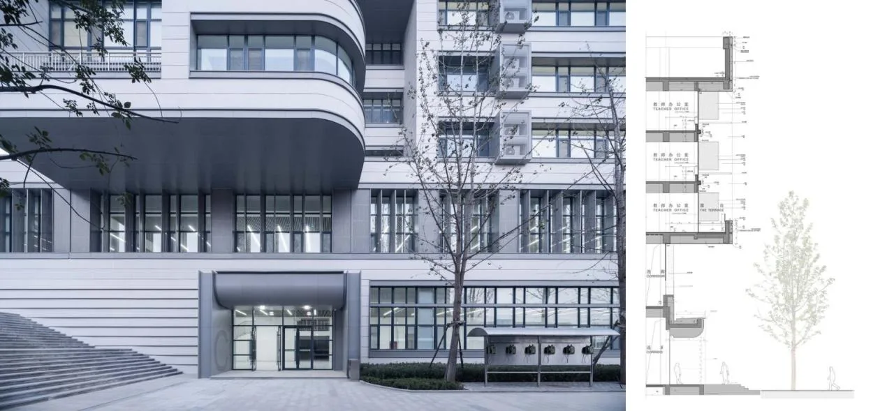 BIM Architecture | Jinan Licheng No.2 Middle School Caishi Campus/Tongyuan Design