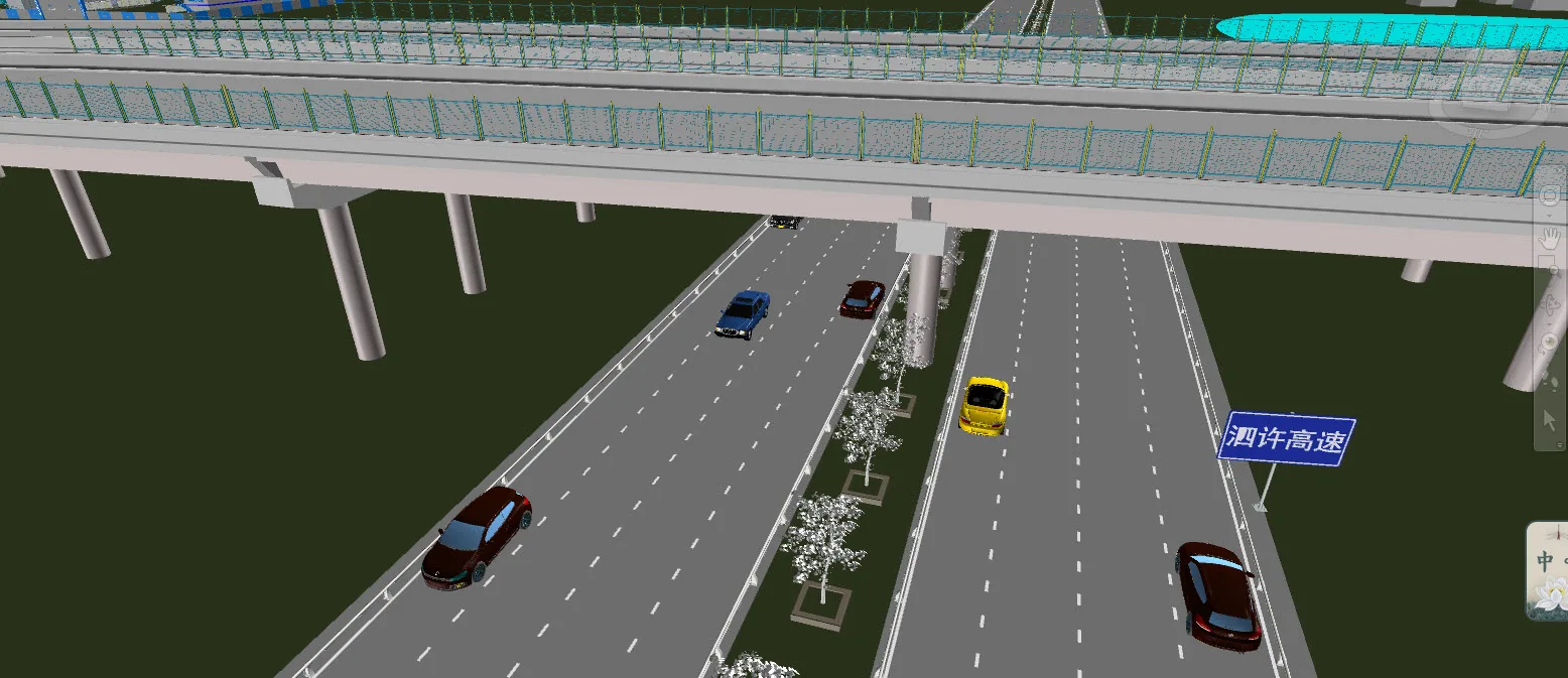 Complete set of municipal BIM project models for highways (crossing Sixu Expressway Bridge) REVIT model bridge, tunnel bridge, including complete set of model component family files