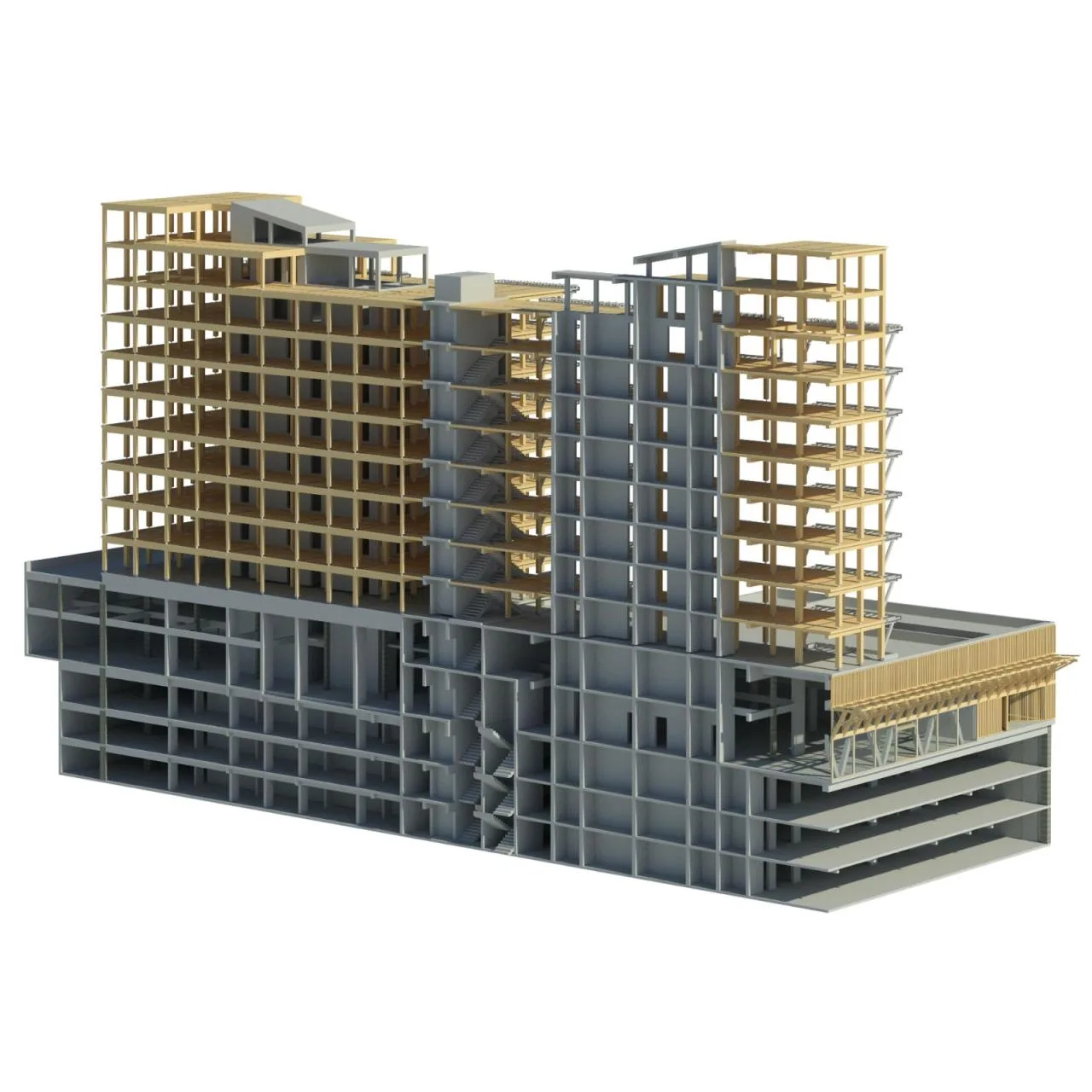 BIM Architecture | Latin America's first cross laminated timber high-rise building, Tamango Building/Juan Jos é Ugart G. and Gerardo Armanet