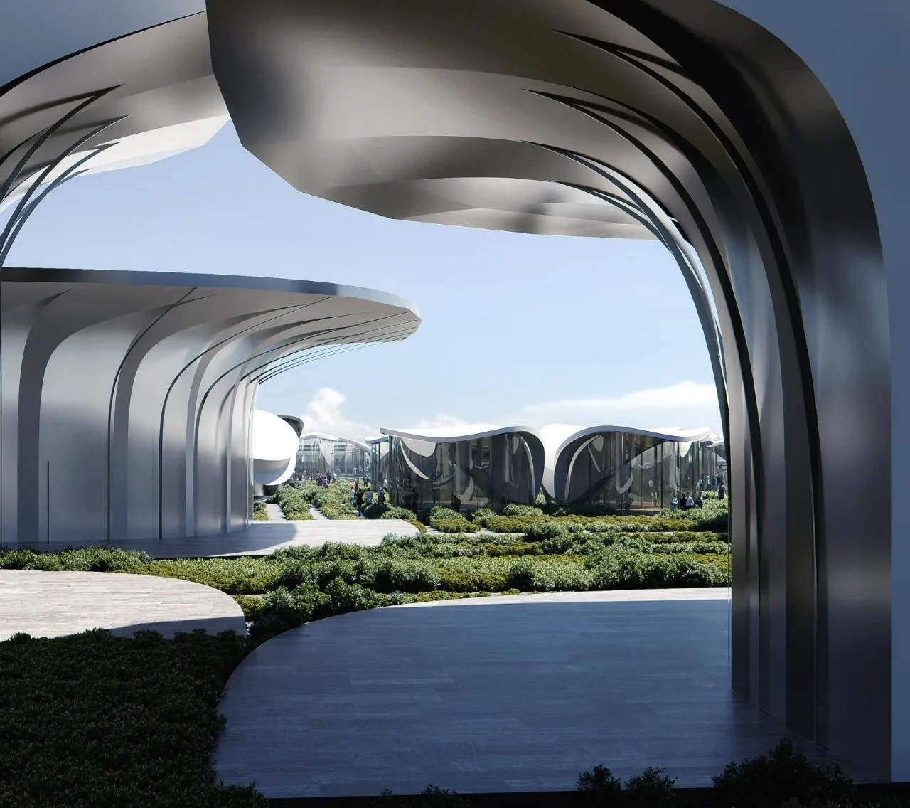 BIM Architecture | Creating a Waste Free World Expo: Proposal for the Exhibition Hall of Ukraine's 2030 World Expo/Zaha Hadid Architects
