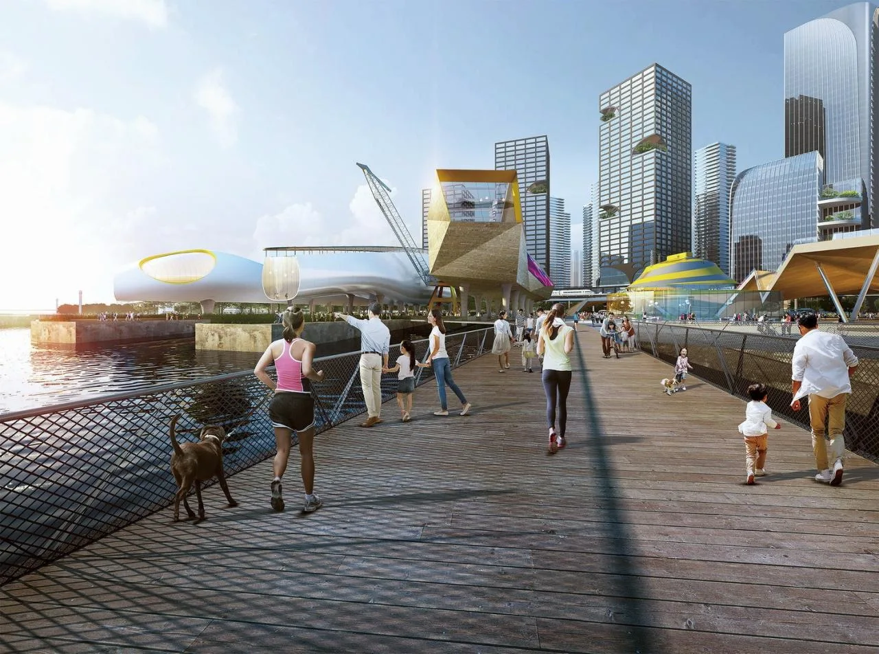 BIM Architecture | Guangzhou Shipyard Urban Design International Competition Proposal Debuts/SPARK