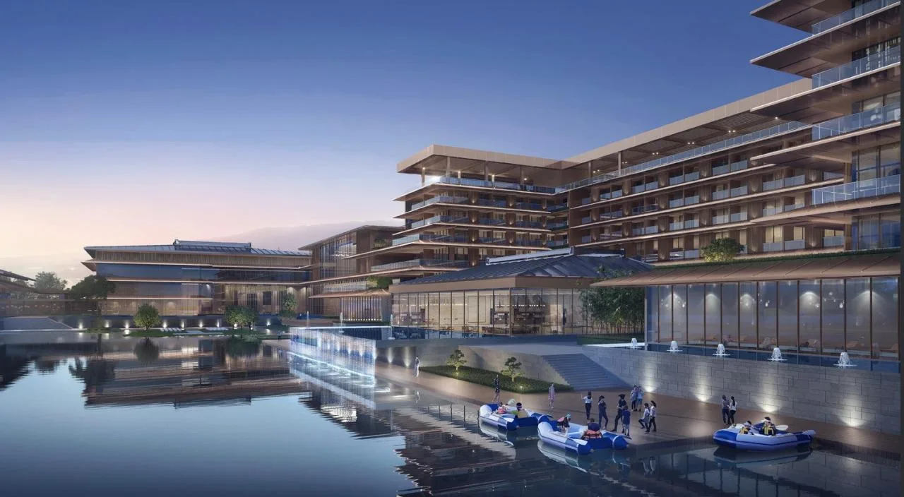 BIM Architecture | Wetland Floating Island · Qinhu Hotel/Jianhe Architecture