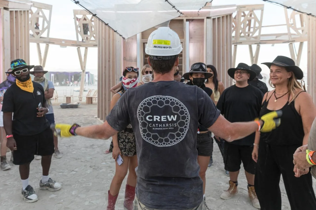 BIM Architecture | Fire Man Festival 'Release/Purification' fractal gallery/MAMOU-MANI