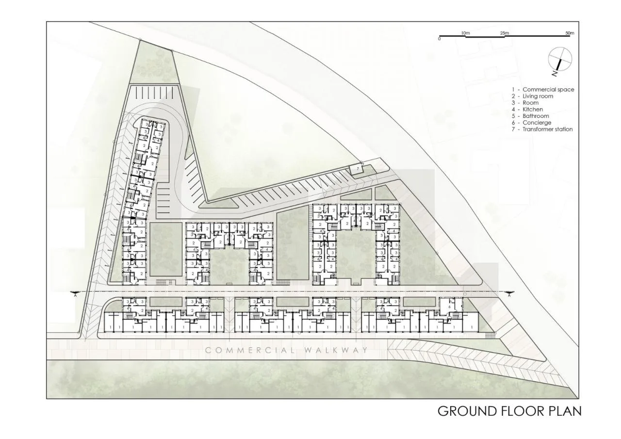 BIM Architecture | BEN MSIK Garden/Tarik Zoubdi Architect