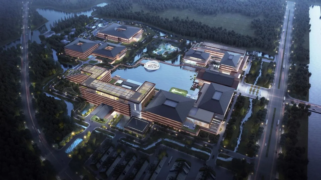 BIM Architecture | Wetland Floating Island · Qinhu Hotel/Jianhe Architecture