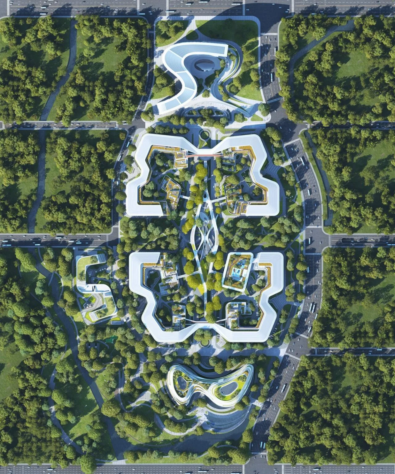 BIM Architecture | Listen to the Future: iFlytek Global Headquarters/Meng Fanhao Line+Architecture Firm