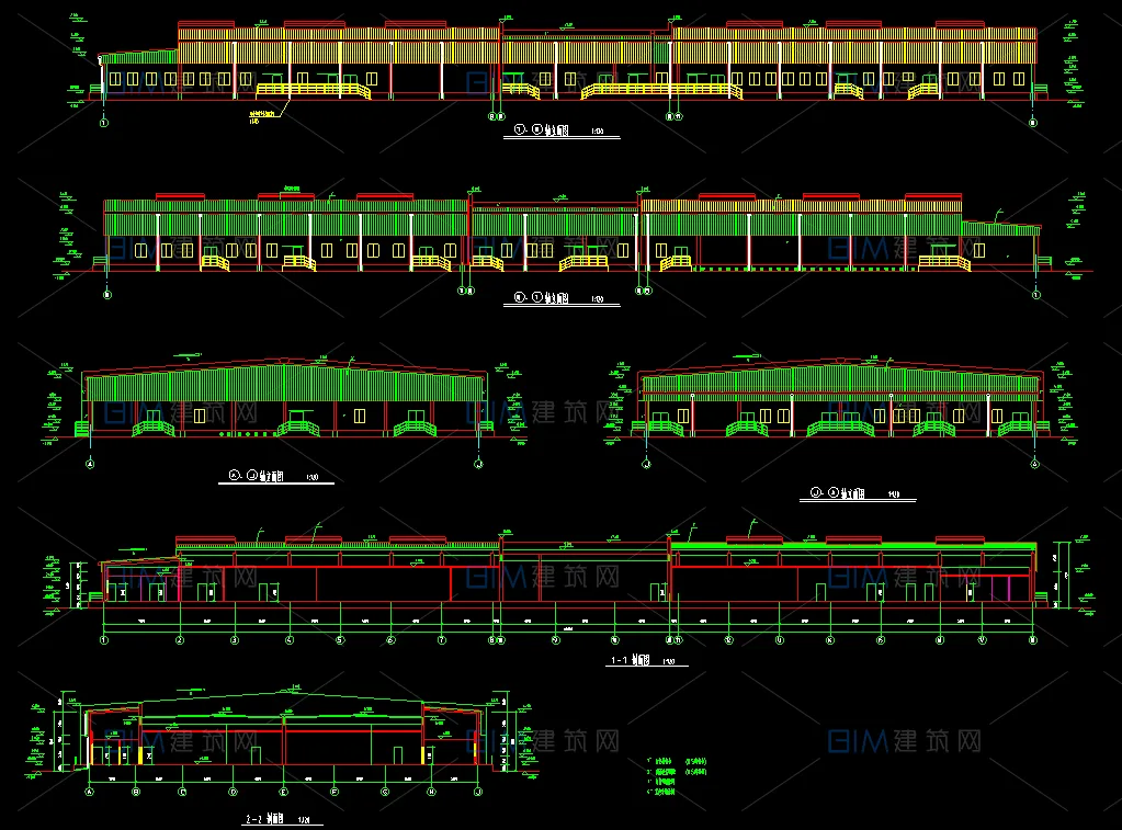 68 sets of CAD architectural structure construction drawings and DWG drawings for small and medium-sized factories in industrial projects