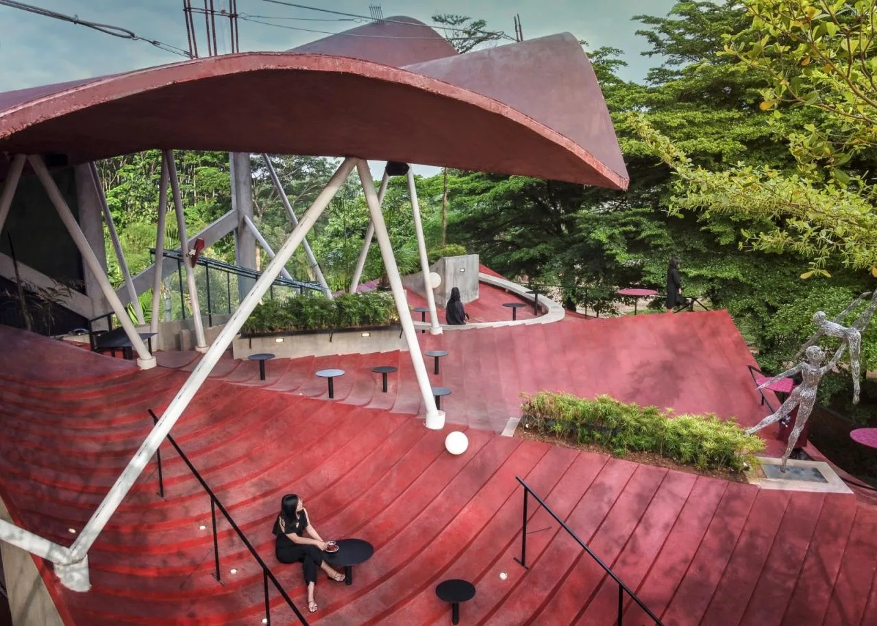 BIM Architecture | Tree Crown Garden Tanatap/RAD+ar (Research Artistic Design+Architecture)