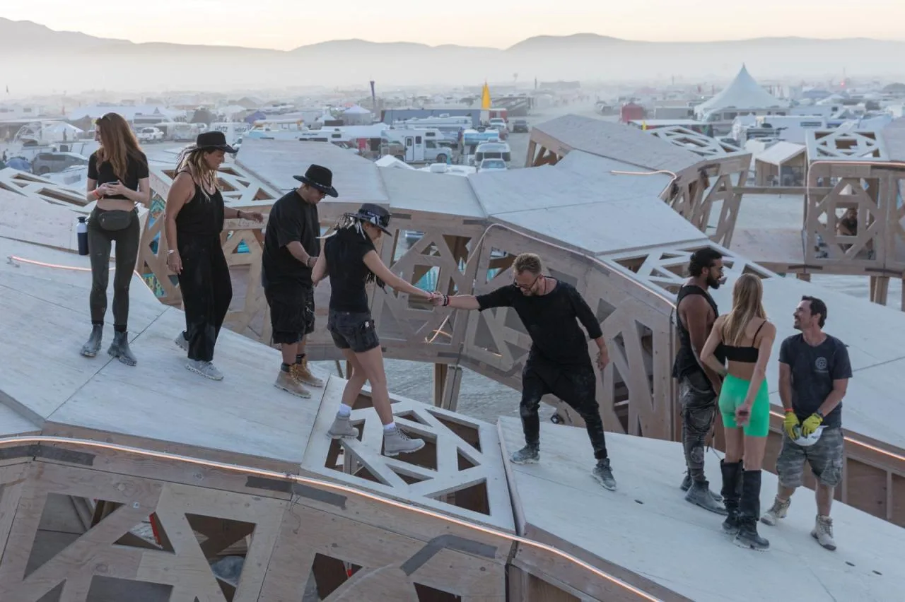 BIM Architecture | Fire Man Festival 'Release/Purification' fractal gallery/MAMOU-MANI
