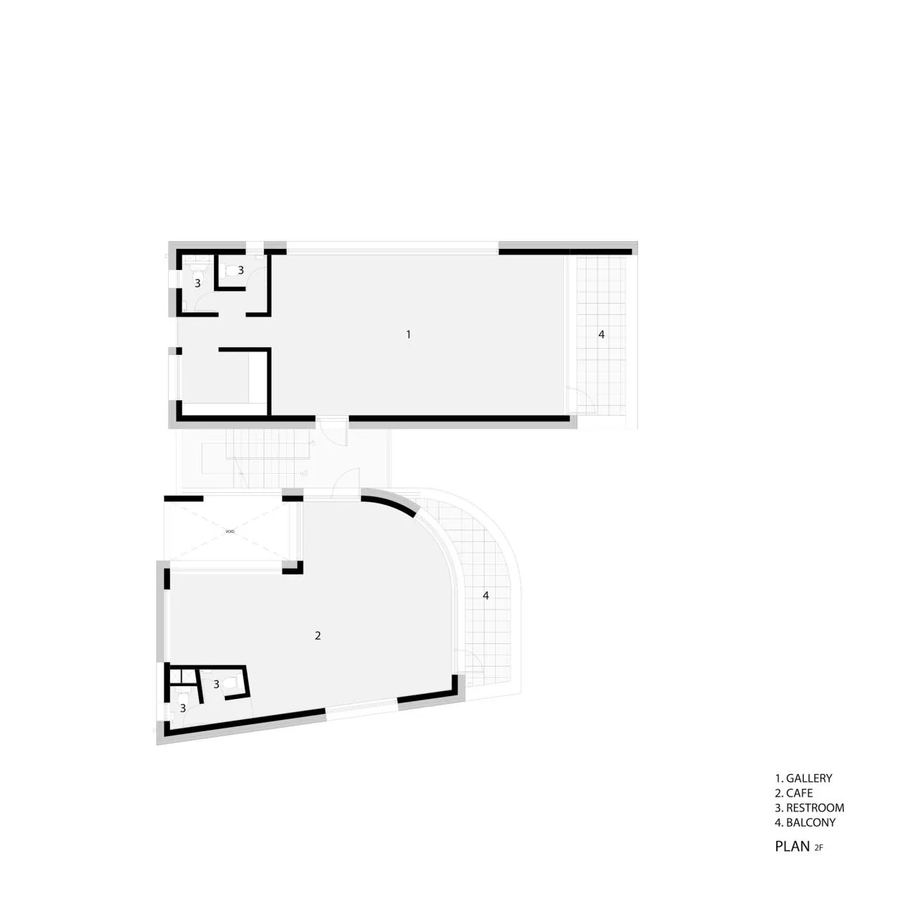 BIM architecture | staircase leading to street corner, Y2 complex/DAAL