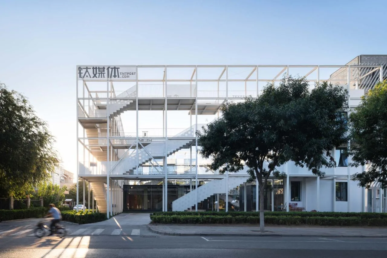 BIM Architecture | Titanium Media 'Folding Park', Renovation/Approach Design of the Former Site of Beijing Tuanhe Police Station