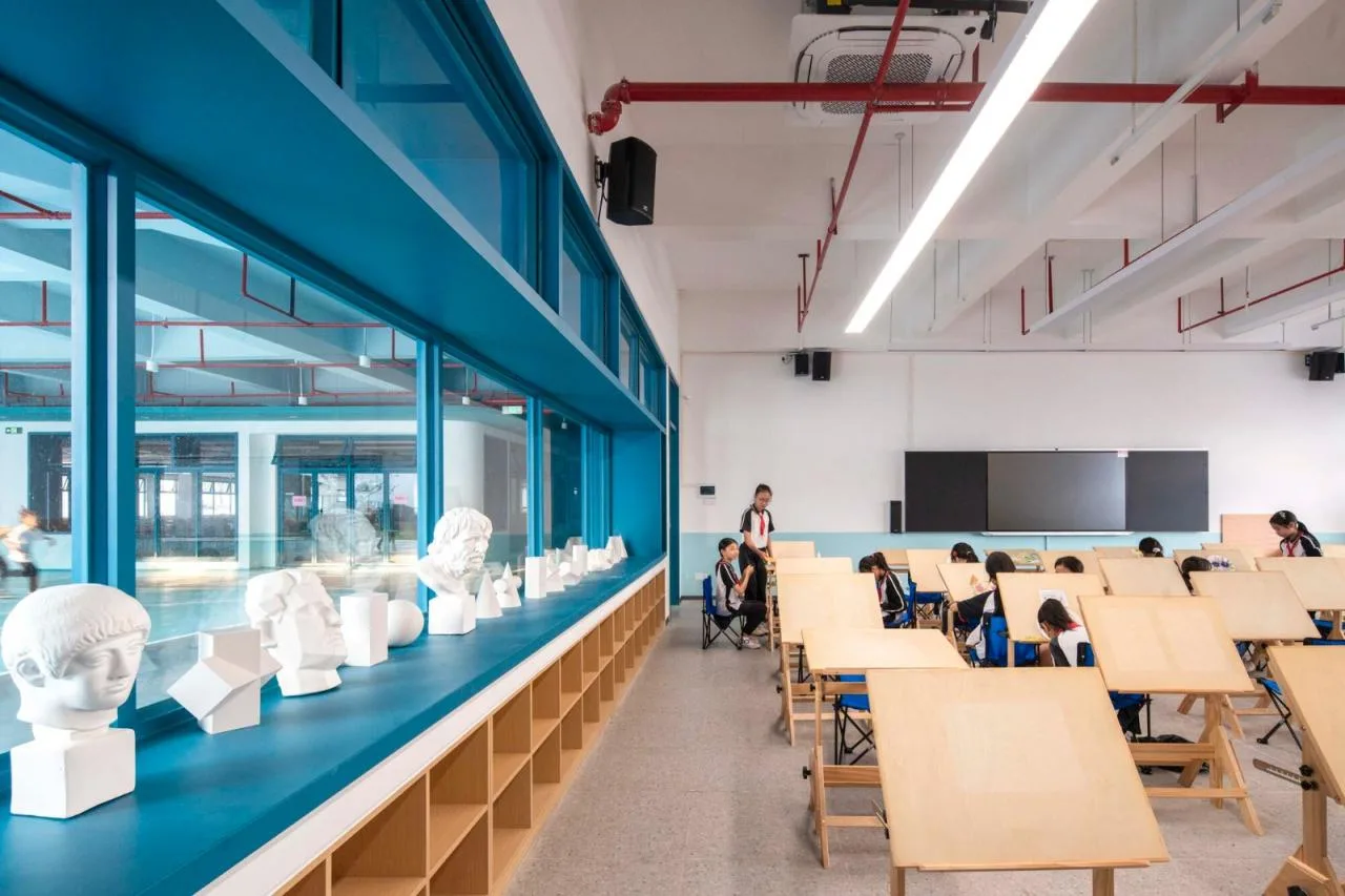 BIM Architecture | Renovation of Longjiang Foreign Language School Affiliated Primary School (Wanggang Primary School)/Vertical Beam Society Architecture