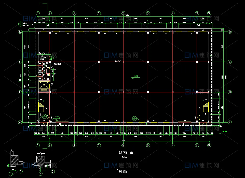 68 sets of CAD architectural structure construction drawings and DWG drawings for small and medium-sized factories in industrial projects