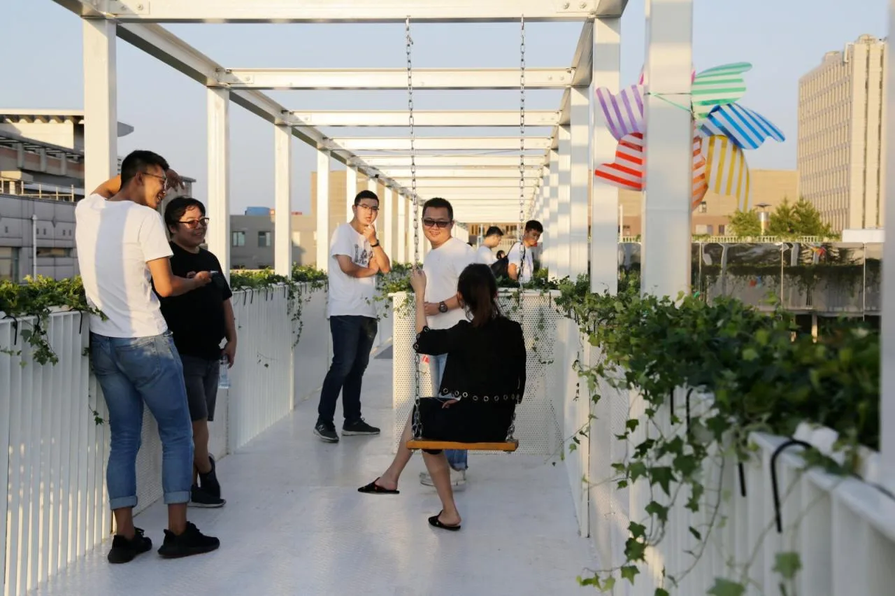 BIM Architecture | Titanium Media 'Folding Park', Renovation/Approach Design of the Former Site of Beijing Tuanhe Police Station
