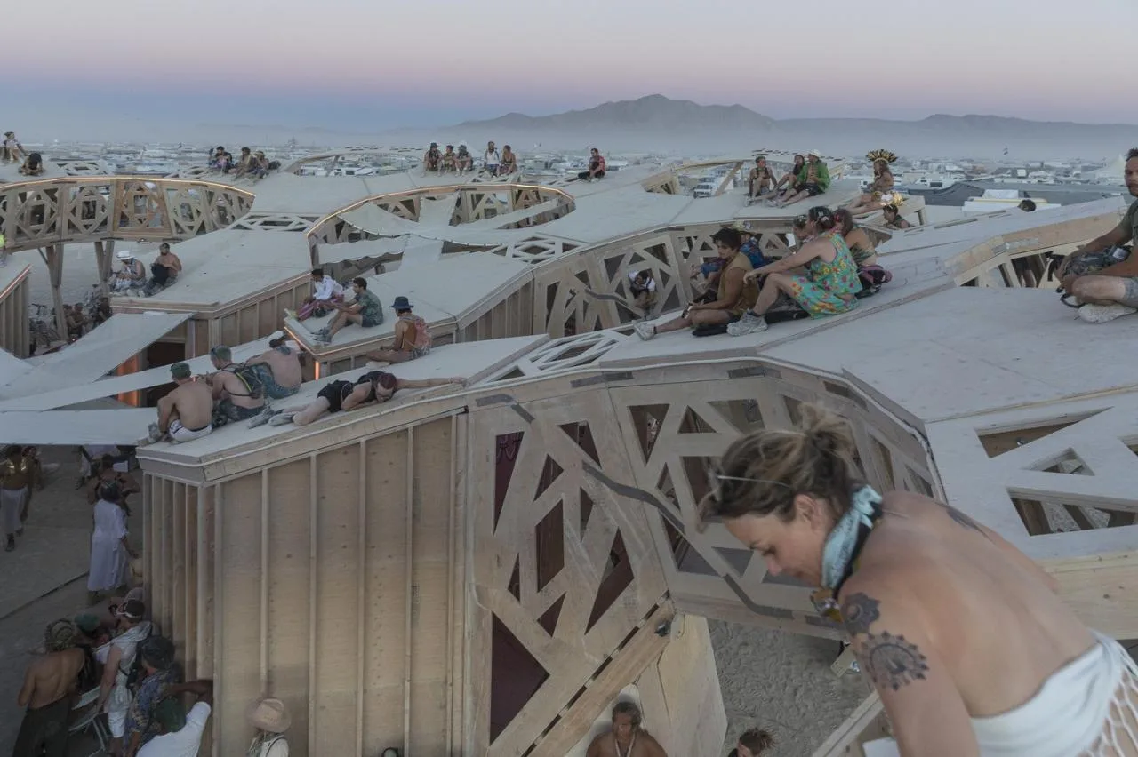 BIM Architecture | Fire Man Festival 'Release/Purification' fractal gallery/MAMOU-MANI