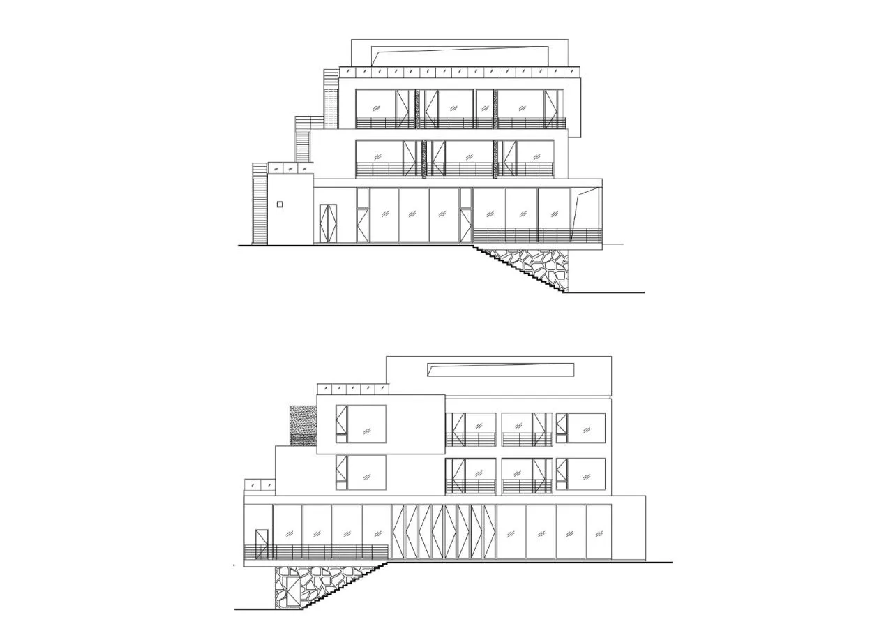 BIM Architecture | Cliff Edge Sky Homestay: Yaojia Wangpu/Shanghai Yaoshun Architectural Design Co., Ltd