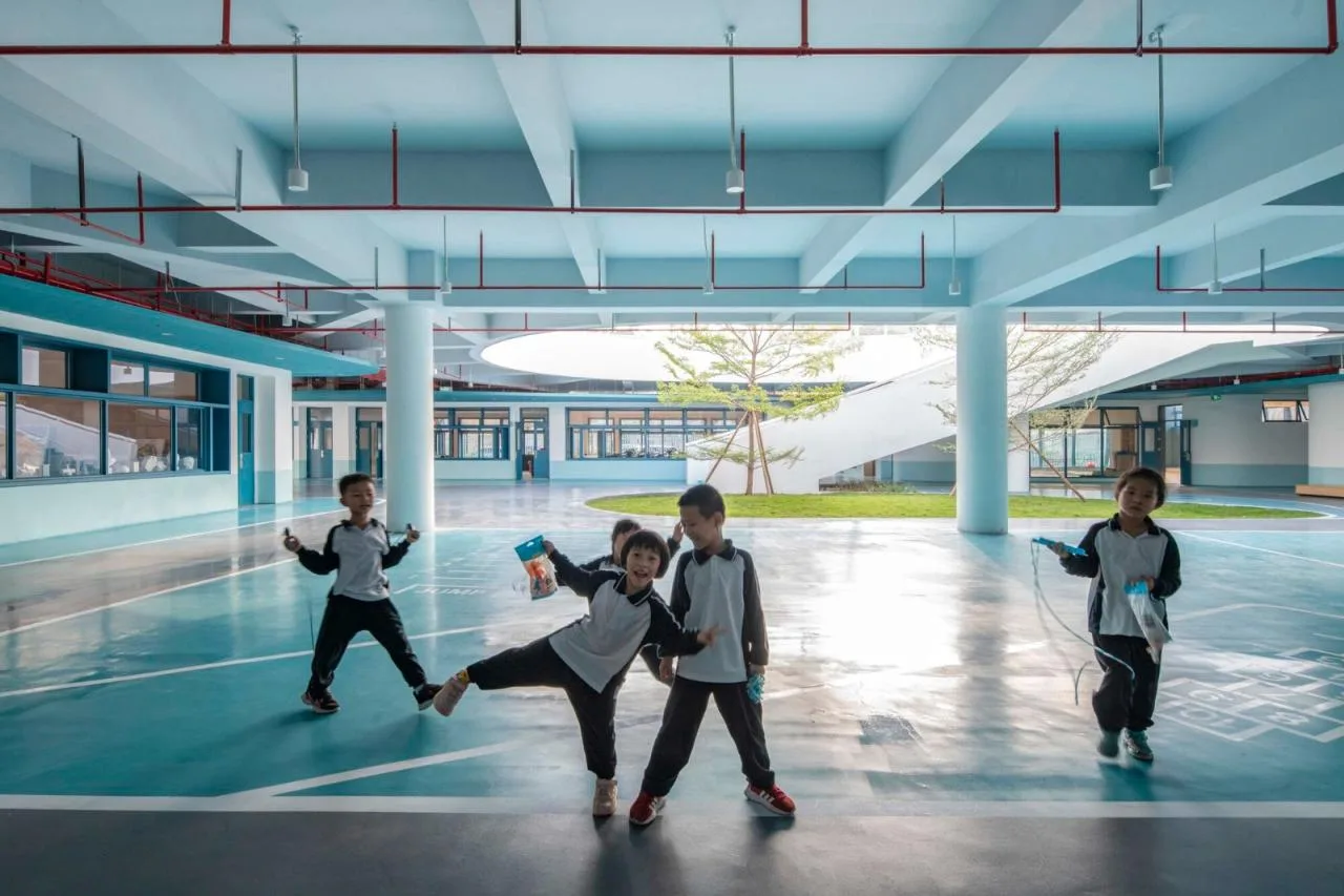 BIM Architecture | Renovation of Longjiang Foreign Language School Affiliated Primary School (Wanggang Primary School)/Vertical Beam Society Architecture