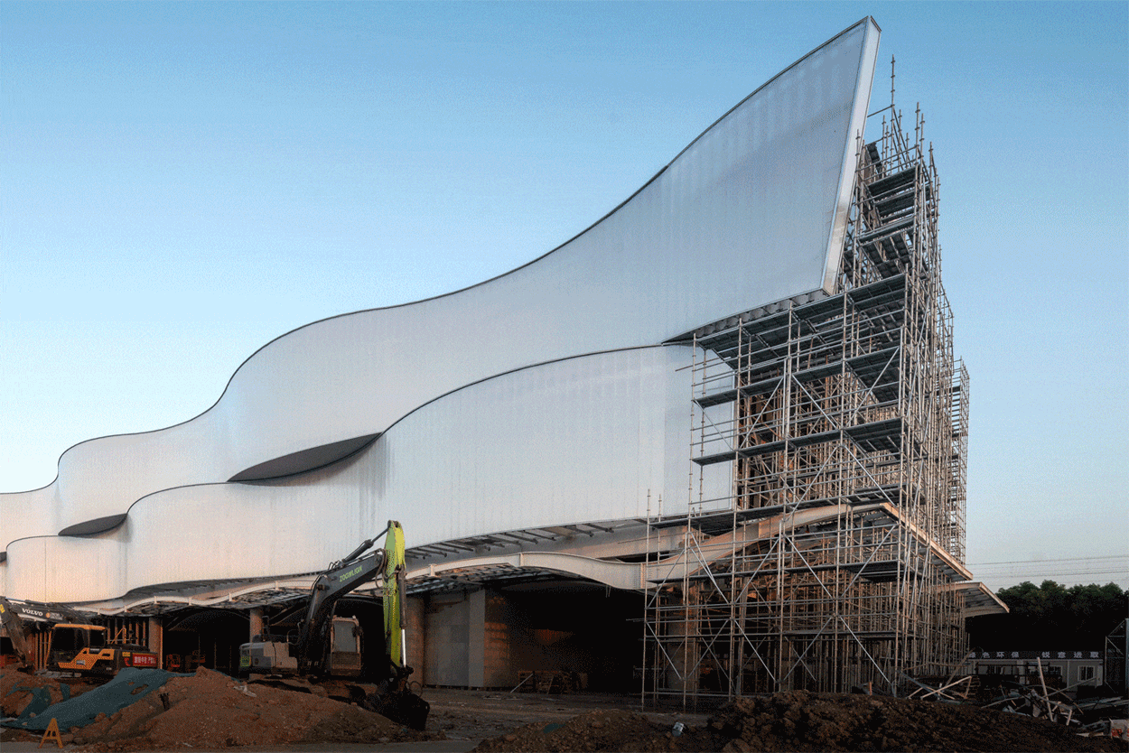 BIM Architecture | Jiaxing Service Area of Shanghai Hangzhou Expressway: Complex on the Highway/Goa Elephant Design