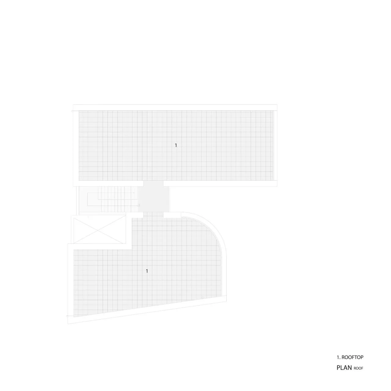 BIM architecture | staircase leading to street corner, Y2 complex/DAAL