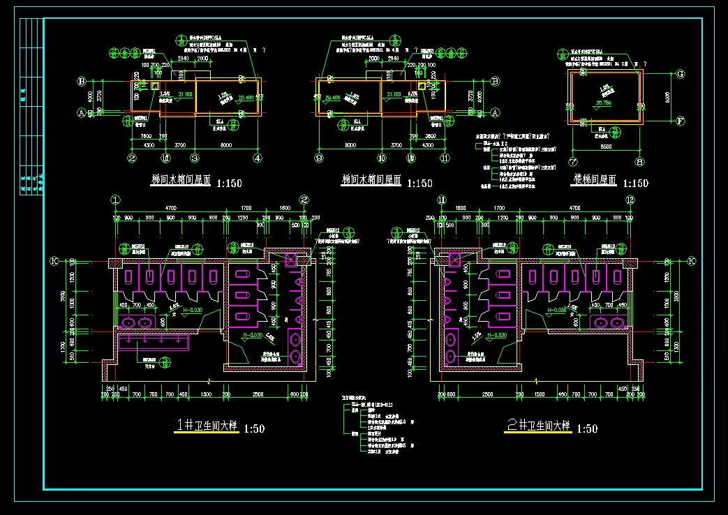 62 sets of CAD architectural structure construction drawings and DWG drawings for large and medium-sized industrial projects