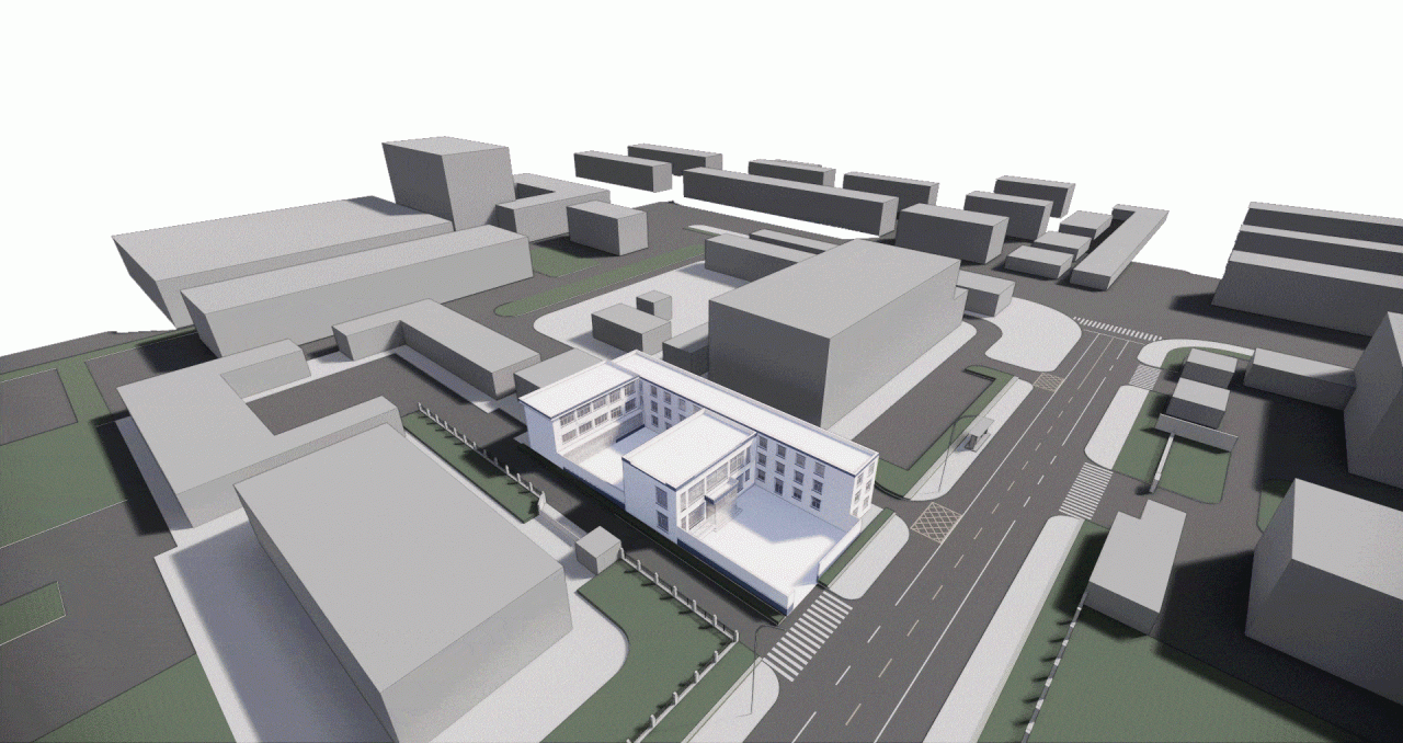BIM Architecture | Titanium Media 'Folding Park', Renovation/Approach Design of the Former Site of Beijing Tuanhe Police Station