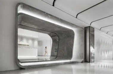 BIM Architecture: The Organic Evolution of Digital Ink Painting at Zhuo Yanlige Medical Aesthetics Clinic by CAA Interior-BIM WORLD