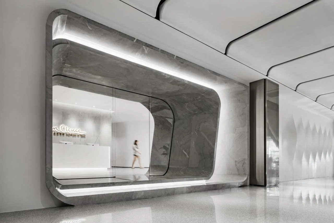 BIM Architecture | Organic Growth of Digital Ink Painting: Zhuo Yanlige Medical Aesthetics Clinic/CAA Interior New Works